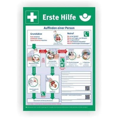 Notfallaushang Erste Hilfe 410x590mm