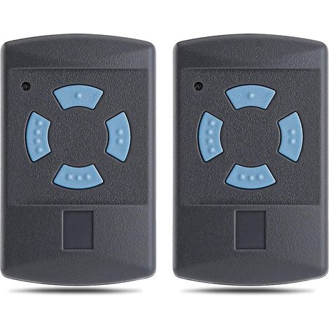 Lot De 2 Émetteurs De Télécommande Pour Porte De Garage Compatibles Avec Les Modèles Hsm4-868, Hse2-868, Hs4-868 Et Hsm2-868 (868 Mhz).