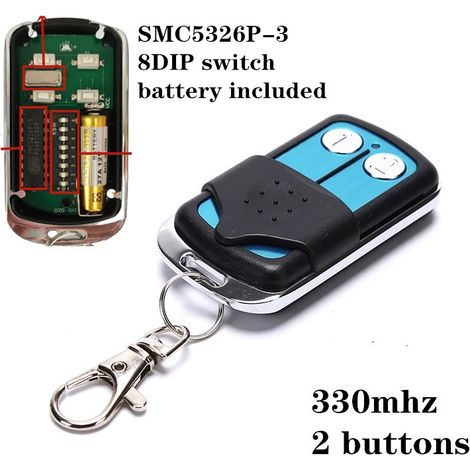 Télécommande Et Récepteur Pour Porte De Garage, Accessoire De Commande Automatique,smc5326-433-4按钮