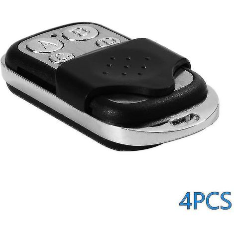 Lot De 4 Télécommandes Universelles Pour Porte De Garage Électrique 433 Mhz, Porte-clés De Remplacement