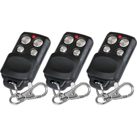 Lot De 3 Télécommandes De Remplacement À Code Tournant 433,33 Mhz De Qualité Supérieure