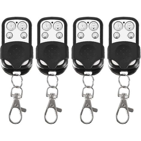 Télécommande Universelle Pour Portail, Lot De 4 Télécommandes Sans Fil Universelles Pour Voiture, Porte De Garage Et Portail.