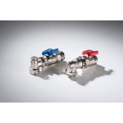 Verteiler-Anschluss-Set 90°, für HKV-I/HKV-D