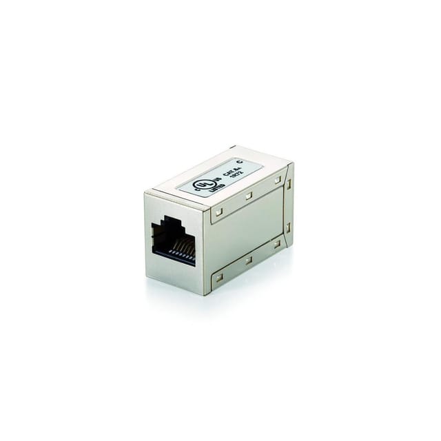Modular-Kupplung 6A 2x RJ45 geschirmt Buchse/Buchse ger einrasten