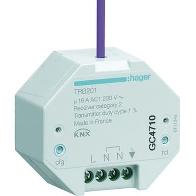 Schaltaktor KNX-Funk Funk UP 1Ausg 16A 2300W 230V Bussystem KNX-Funk