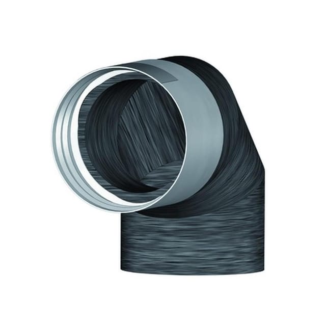 Bogen 90°, DN125, m. Muffe