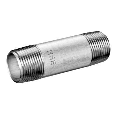 Rohrdoppelnippel 530/23 DN 50, 2x100, verzinkt
