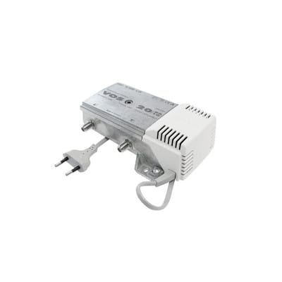 Hausanschlussverstärker 1Eing 1Ausg 22dB F-Conn eingebautes Netzteil