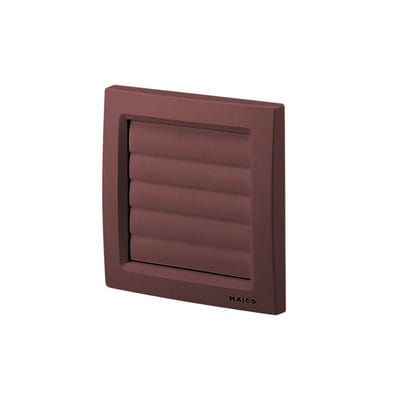 Verschlussklappe 21x150mm selbsttät kst Außenwand Entlüft br