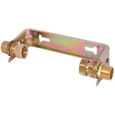 Wasserzähler-Bügel 2250 3/4" Qn 2,5,verzinkt, waagerecht, Verschraubung