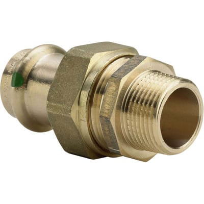 Verschraubung Sanpress 2265 35xR 1 1/4, RG o Sil-br, fl., SC-Con.