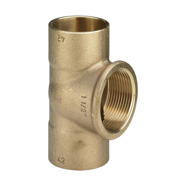 T-Stück 94130G 28mm x Rp 1" x 28mm, Rotguss