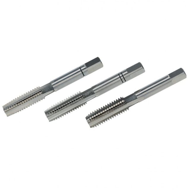 Handgewindebohrer 3-teilig Satz HSS-G, DIN 352, BSW 5/32