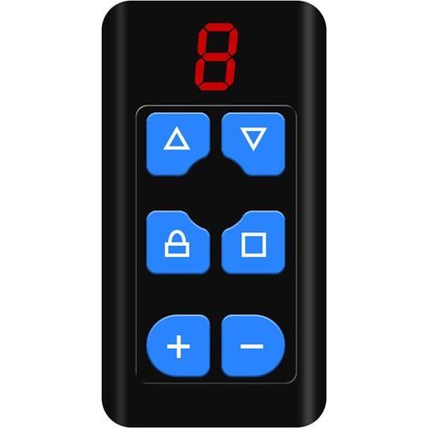 Télécommande Multifréquence 8 Canaux Pour Portail, Porte, Volet Roulant, Porte De Garage, Porte Électrique, Copie De Télécommande A
