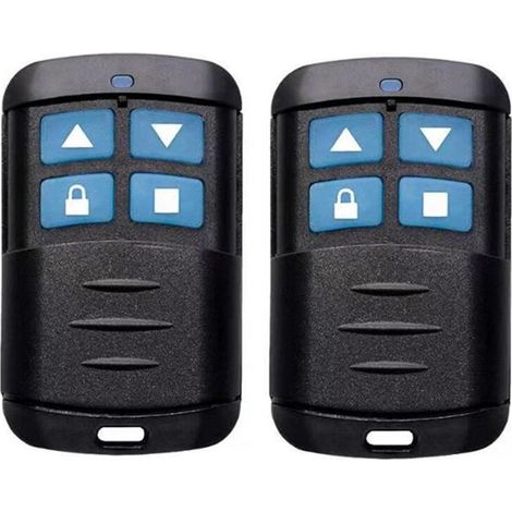 Nouvelle Télécommande De Clonage De Clé 433 Mhz Pour Ouvre-porte De Garage, Code D'Apprentissage De Clonage, 2 Pièces