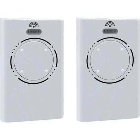 2 X Télécommande Xt4 868 Slh 787010 4 Canaux Blanc Portes De Garage Motorisation Portail Garantie De 3 Ans