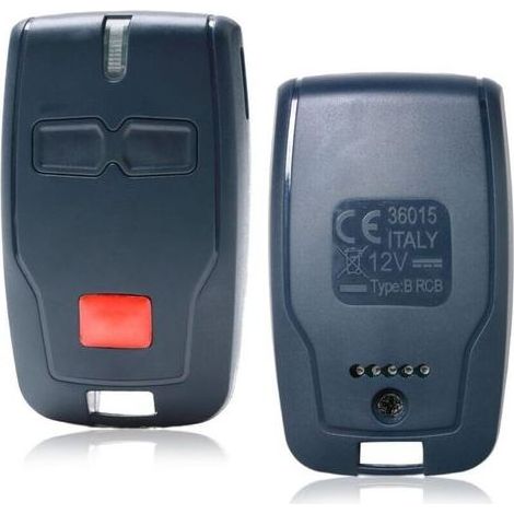 Télécommande 433 Mhz Pour Portail Électrique 2 Canaux – Compatible Avec Mitto 2, Kleio, Ghibli, Trc 2 Et Modèles Rolling