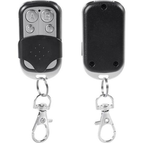 Xcsource 2pcs Télécommande Universel Clonage Portail Electrique Garage Ouvre-porte Fob 433mhz Remplacement Fob Key Hs640