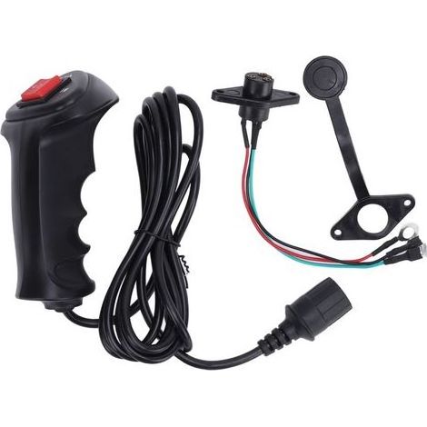 Kit De Télécommande De Treuil De Voiture, Câble De 7,5 Pieds, Sécurité Améliorée, Performances Fiables, Électrique Pour Camion, Véhicule Tout-terrain Utv.
