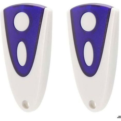 Télécommande Porte Garage - 433,92 Mhz - 2 Canaux - Compatible Novoferm Novotron - Lot De 2