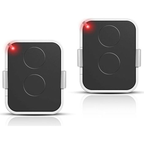 Télécommande Portail 2 Canaux 433,92 Mhz – Compatible On1e/on2e/on4e – Portée 200 M – Format Porte-clés Compact