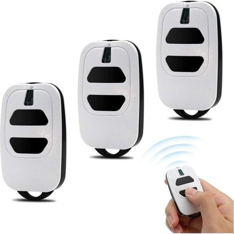 Télécommande Universelle Pour Portail/garage 433,92 Mhz – Lot De 3 Pièces Compatibles Gti2/4, Gt2/4, Mio Tr2/4 Et Tr2n/4n