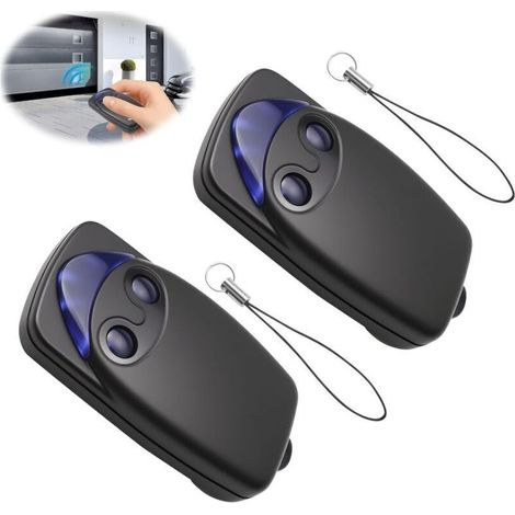 Lot De 3 Télécommande De Porte De Garage Électrique Flo2r-s 433,92 Mhz À 2 Boutons, Compatible Avec La Télécommande De Porte De Garage Nice Remote,de
