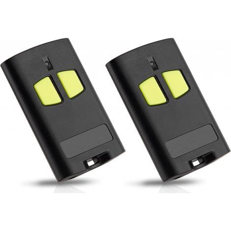 Lot De 2 Télécommandes Portables 433 Mhz Compatibles Avec Beninca