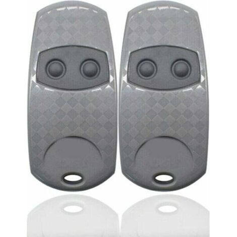 Télécommande Universelle Portail Garage - Lot De 2 Modèles 433,92 Mhz Compatibles Multiples Systèmes -ulisem