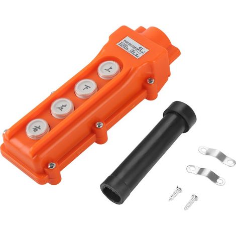 Télécommande Pour Palan Et Pont Avec Boutons-poussoirs 4 Canaux, Contrôleur Rainproof Abs Durable