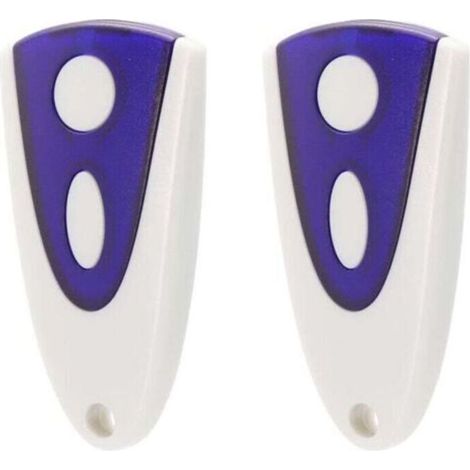 Lot De 2 Télécommandes De Porte De Garage – Compatible Novoferm Novotron 502 Max43-2 – Fréquence 433,92 Mhz – Contrôle Jusqu'à 2 Portes - 92mhzz