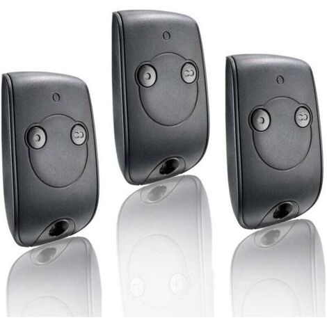 Royaluxe -télécommande 2 Canaux 433.42mhz – Contrôle 2 Moteurs Pour Portails Et Portes De Garage – Portée 100m – Technologie De Codage De Roulement - 92mhz