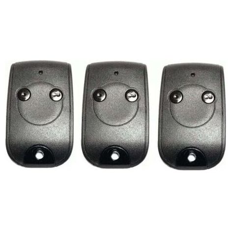 Vurahome - Télécommande 2 Canaux 433.42mhz Pour Moteurs De Portails Et Portes De Garage – Batterie Lithium 240mah – Portée 50m – Matériau Abs Durable