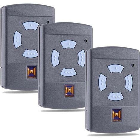 Sjqka – Télécommande De Garage Hsm4 868 Mhz – 4 Canaux – Compatible Hörmann Boutons Bleus – Portée 30 M – Pile Incluse – 3 Émetteurs Portatifs