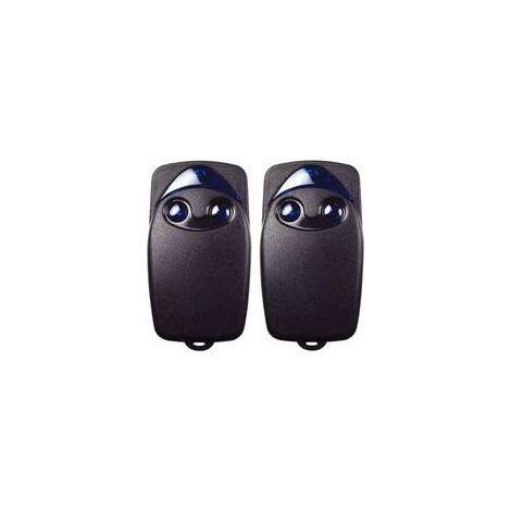 Télécommande Flo2r-s 433,92 Mhz À 2 Boutons Pour Portes De Garage Électriques, Compatible Avec La Télécommande De Porte De Garage Nice Remote - Crezuo