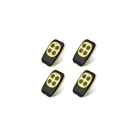 Télécommande Universelle Pour Portail, Télécommande Sans Fil Universelle Pour Porte De Garage, Télécommande À Code Tournant À 4 Boutons Pour Porte De Garage Et Voiture (lot De 4) - Crezuo