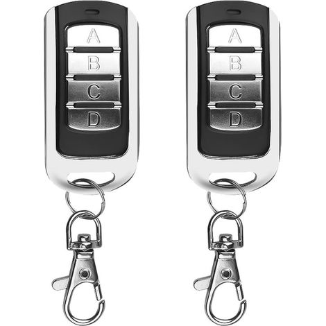 250 À 913 Mhz Télécommande De Copie Pleine Bande Abcd 4 Boutons Ouvre-porte De Garage Haute Stabilité Sans Fil Pour La Sécurité De La Maison 4 Pièces