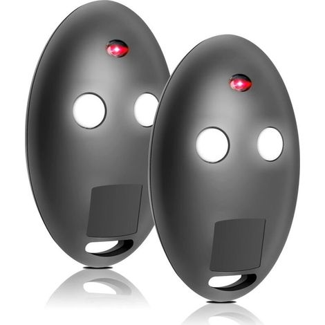 Télécommande Pour Mitto2 - Mitto2 M 2 Canaux 433 Mhz Rolling Code, Lot De 2 Pour Portails Automatiques, Télécommande Compatible Garage Et Portail