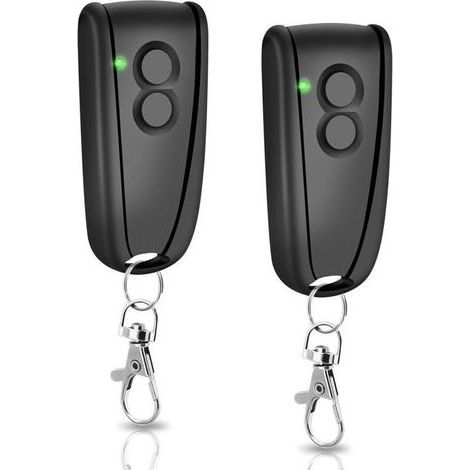 Télécommande Porte De Garage 433,92 Mhz À 2 Boutons – Compatible Avec Systèmes Ecostar Et Liftronic (lot De 2)