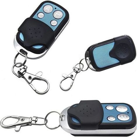 Télécommande Universelle 433 Mhz Pour Porte De Garage Ou Portail – 4 Canaux, Alimentation 12 V, Fonctionne Avec Systèmes Courants – Lot De 4