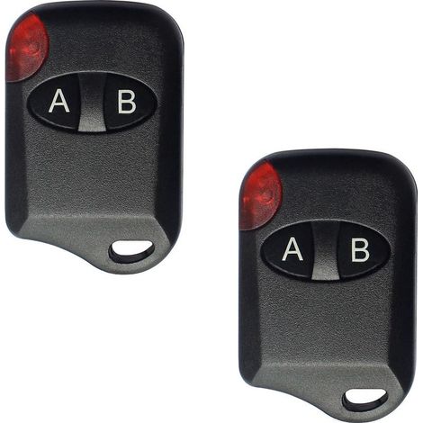 Télécommande Portail Electrique Sans Fil 433 Mhz 2 Boutons Duplicateur Clonage Clé Copi Télécommande Pour Porte De Garage Porte Électrique