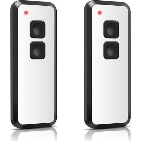 Télécommande De Remplacement 433,92 Mhz 2 Canaux Pour Portails Et Volets Roulants – Lot De 2 Unités Compatibles Avec Systèmes Novotron Et Max43-2