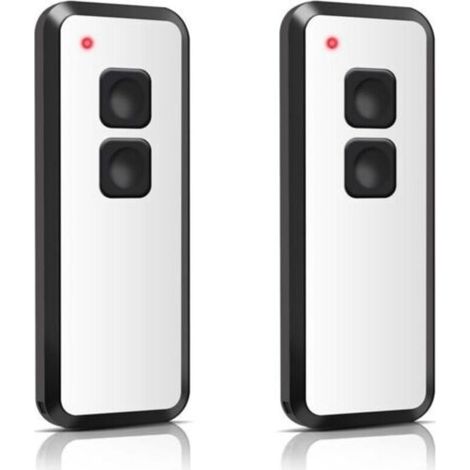 Télécommande Et Émetteur Mural Pour Motorisationslot De 2 Télécommandes De Rechange Pour Novoferm Tm15910001150 433,92 Mhz 2 Canaux Tm15910001150 Compatible Avec Novotron 522, 524, 502 Max43-2, 512 Mi