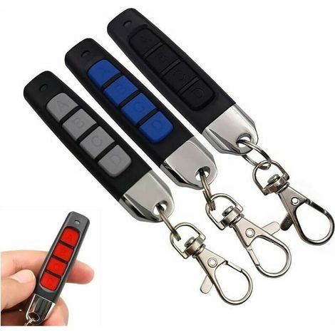Duplicat De Télécommande 4 En 1, 3 Pcs Télécommande Duplicat Copie Entrée 433 Mhz Porte De Garage Universelle Porte De Garage Universelle Télécommande Porte-clés Sans Fil Duplicat De Télécomm