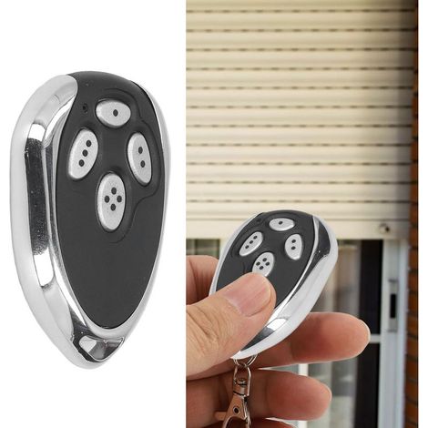 Télécommande Portative 433.92mhz 27a 12v Pour Porte Garage/contrôle Industriel, 100m Autonomie, Anti-interférence (plastique/aluminium, 33g, Batterie Incluse)