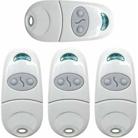 (6,5 X 3 X 1 Cm) 4 Télécommandes Universelles De Porte De Garage Came Top432na Pour Moteur De Porte De Garage.