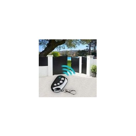 Ensemble De 3 Clés Métalliques Pour Porte De Garage Électrique 433 À Quatre Boutons, Avec Télécommande Universelle - Crezuo