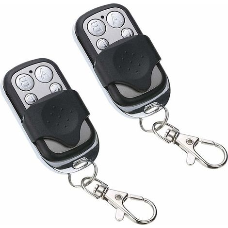 Vurahome - Télécommande Universelle [2 Pièces], Télécommande De Porte Universelle 433 Mhz Pour Portes De Garage Automatiques