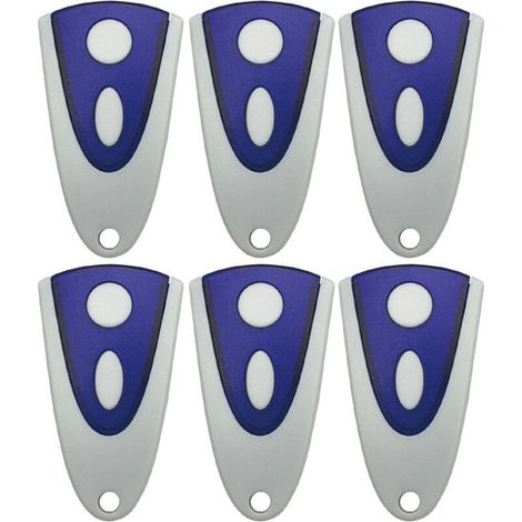 Lot De 6 Émetteur Porte De Garage 433,92mhz Compatible Avec Novoferm Novotron 502 Max43-2 Novotron 512 Mix43-2 Pour Novotron 522 Novoferm Mnhs433-2