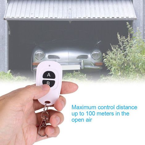 Télécommande Rf 14 Boutons Ev1527 433mhz, Transmission Sans Fil Portée 100m Pour Portes Garage Et Équipements